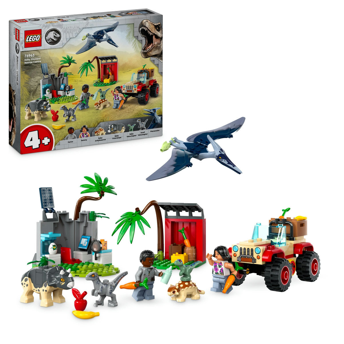 CENTRUL DE SALVARE AL PUILOR DE DINOZAUR - LEGO JURASSIC WORLD (76963)