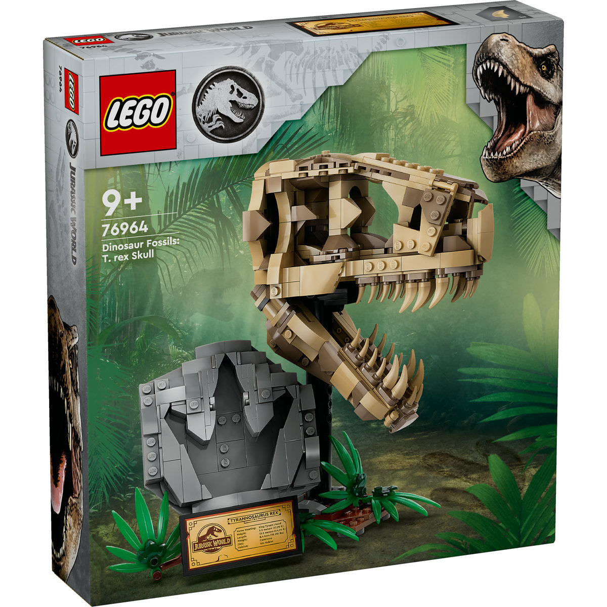 FOSILE DE DINOZAUR: CRANIU DE T.REX - LEGO JURASSIC WORLD (76964)