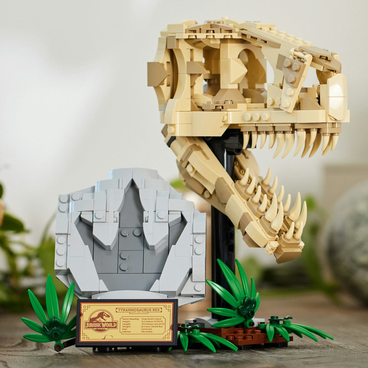 FOSILE DE DINOZAUR: CRANIU DE T.REX - LEGO JURASSIC WORLD (76964)