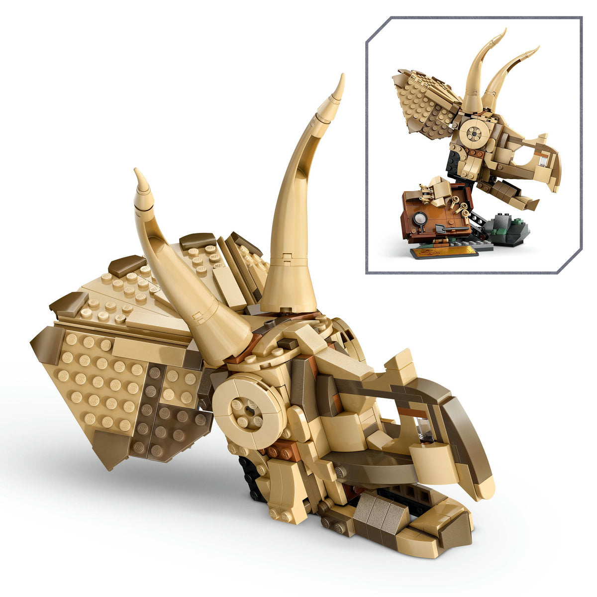 FOSILE DE DINOZAUR: CRANIU DE TRICERATOPS - LEGO JURASSIC WORLD (76969)