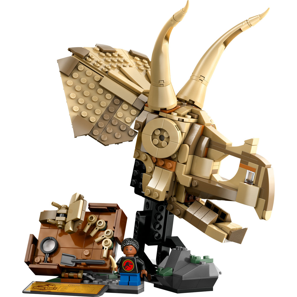 FOSILE DE DINOZAUR: CRANIU DE TRICERATOPS - LEGO JURASSIC WORLD (76969)