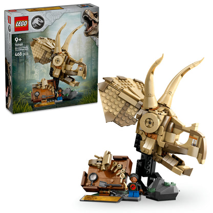 FOSILE DE DINOZAUR: CRANIU DE TRICERATOPS - LEGO JURASSIC WORLD (76969)