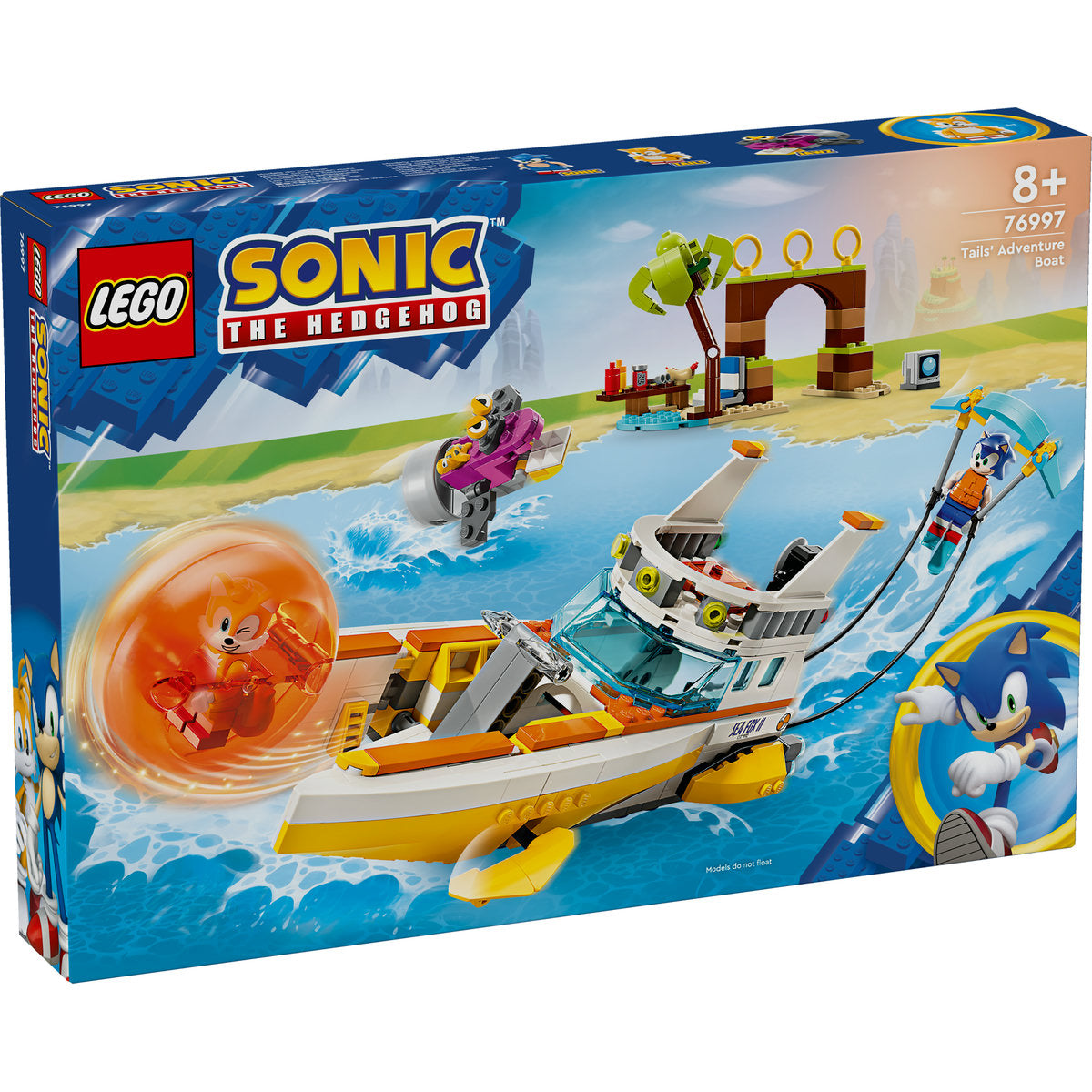 BARCA DE AVENTURI A LUI TAILS - LEGO SONIC THE HEDGEHOG (76997)