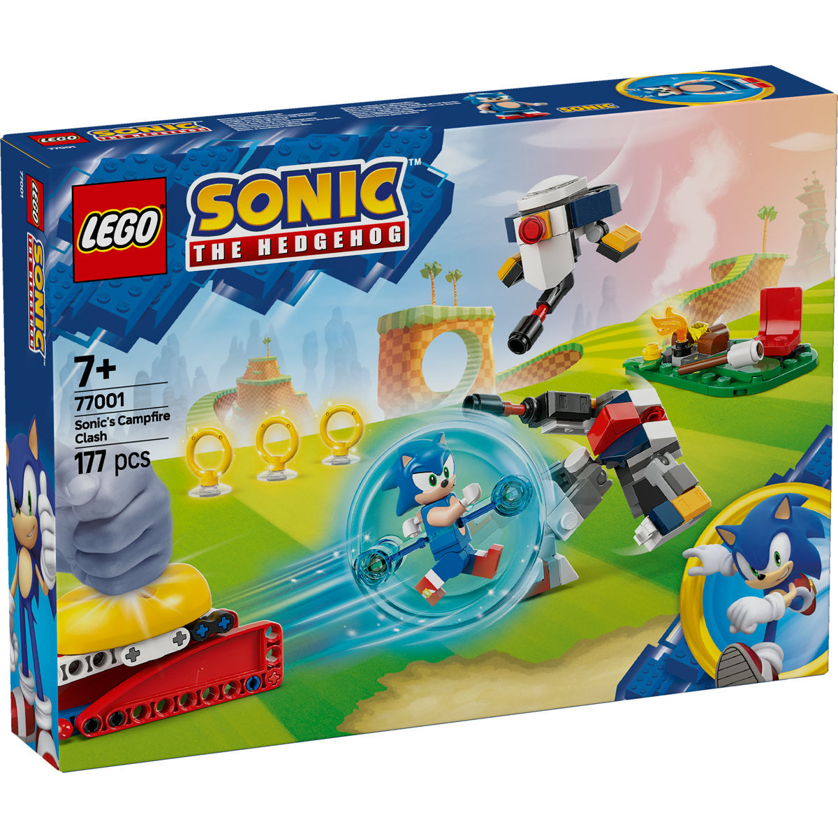 ÎNFRUNTARE LA FOCUL DE TABARA AL LUI SONIC - LEGO SONIC THE HEDGEHOG (77001)