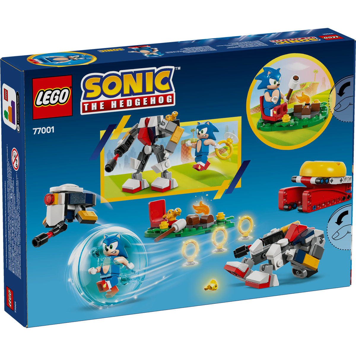 ÎNFRUNTARE LA FOCUL DE TABARA AL LUI SONIC - LEGO SONIC THE HEDGEHOG (77001)