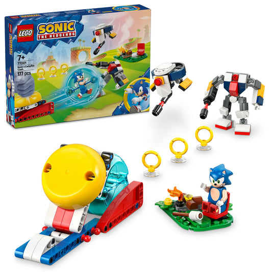 ÎNFRUNTARE LA FOCUL DE TABARA AL LUI SONIC - LEGO SONIC THE HEDGEHOG (77001)