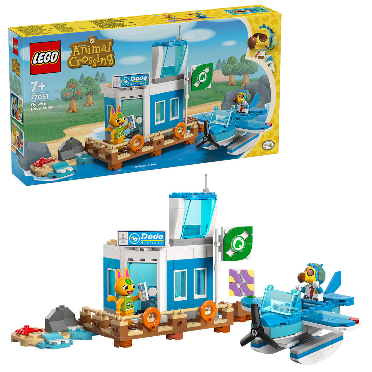 ZBOARA CU DODO AIRLINES - LEGO ANIMAL CROSSING (77051)