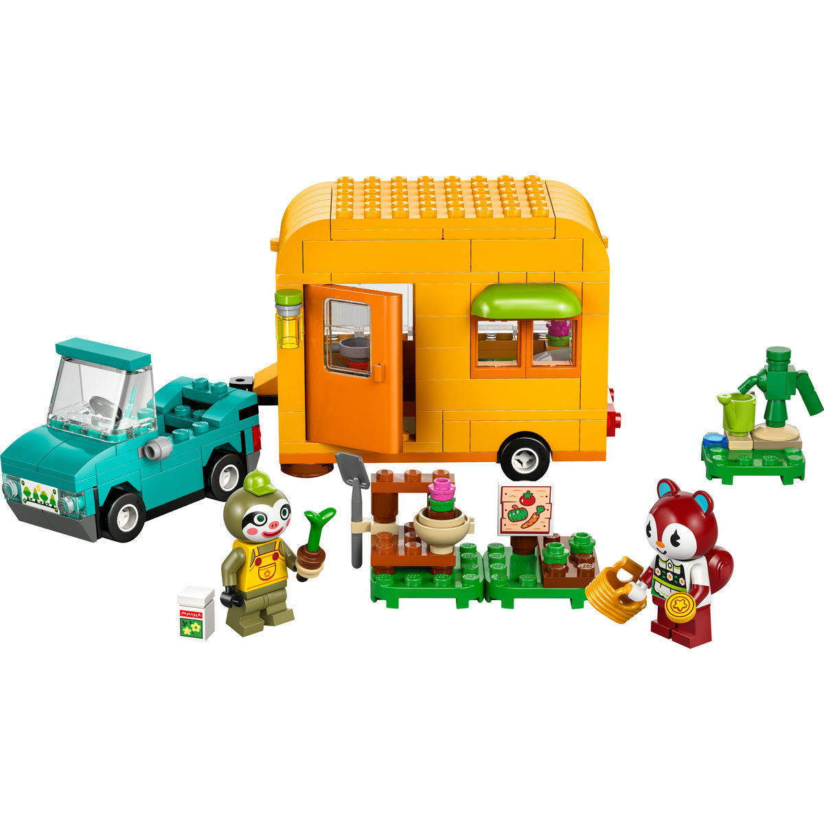 CARAVANA SI MAGAZINUL DE GRADINARIT AL LUI LEIF - LEGO ANIMAL CROSSING (77054)