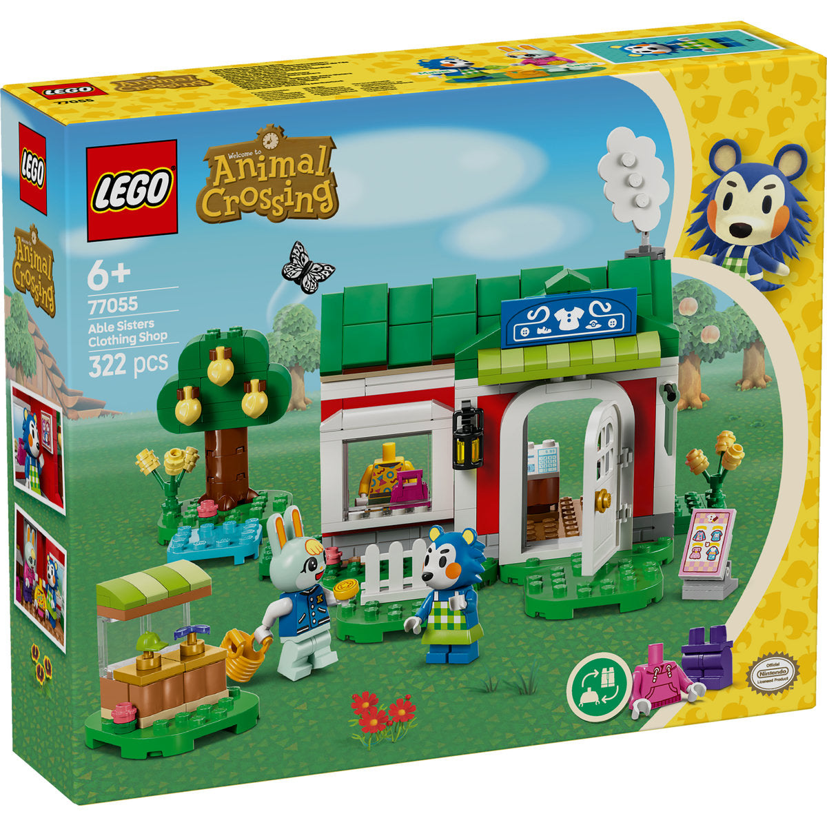 MAGAZINUL DE HAINE DETINUT DE ABLE SISTERS - LEGO ANIMAL CROSSING (77055)