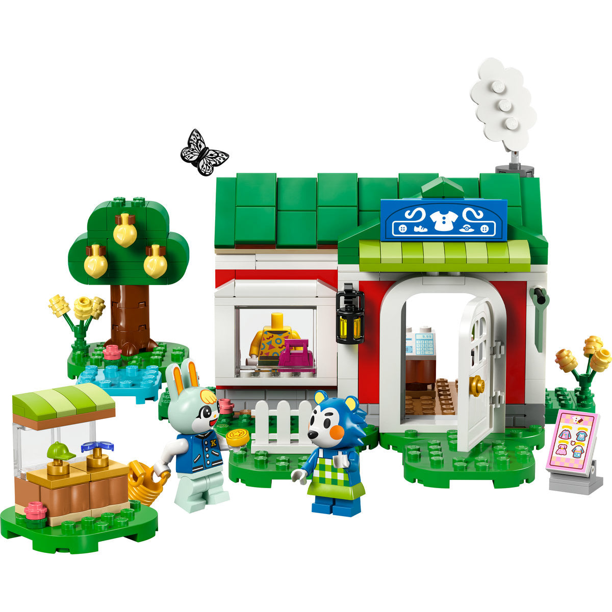 MAGAZINUL DE HAINE DETINUT DE ABLE SISTERS - LEGO ANIMAL CROSSING (77055)