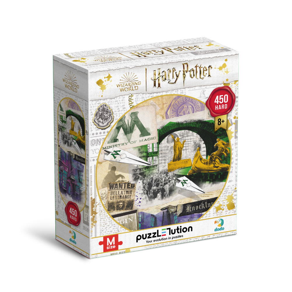 PUZZLE HARRY POTTER - MINISTERUL MAGIEI & ALEEA NOCTURN (450 PIESE) - DODO (DO200504)