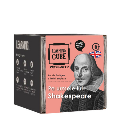 JOC LINGVISTIC LEARNING CUBE® - PE URMELE LUI SHAKESPEARE - K-TOYZ (LC-035)