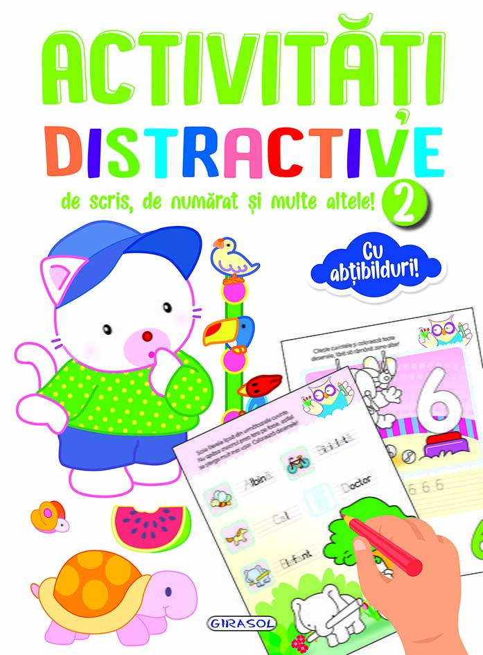 ACTIVITATI DISTRACTIVE DE SCRIS, DE NUMARAT 2 - GIRASOL (978-606-024-362-5)