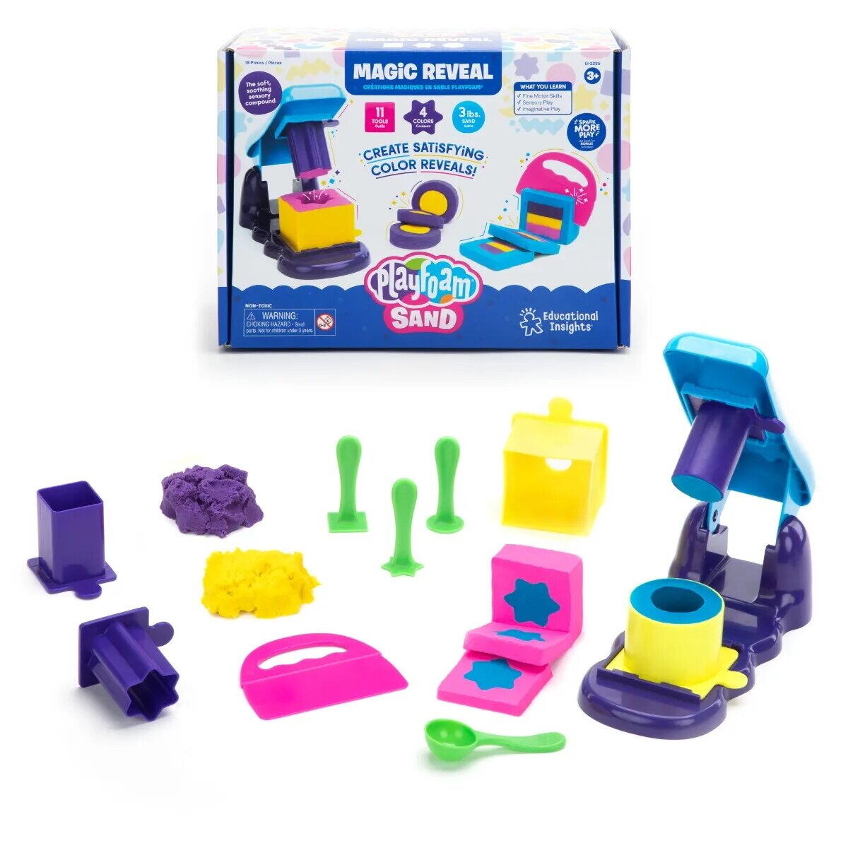 SET NISIP KINETIC ATELIERUL MAGIC - PLAYFOAM - EDUCATIONAL INSIGHTS (EI-2235)