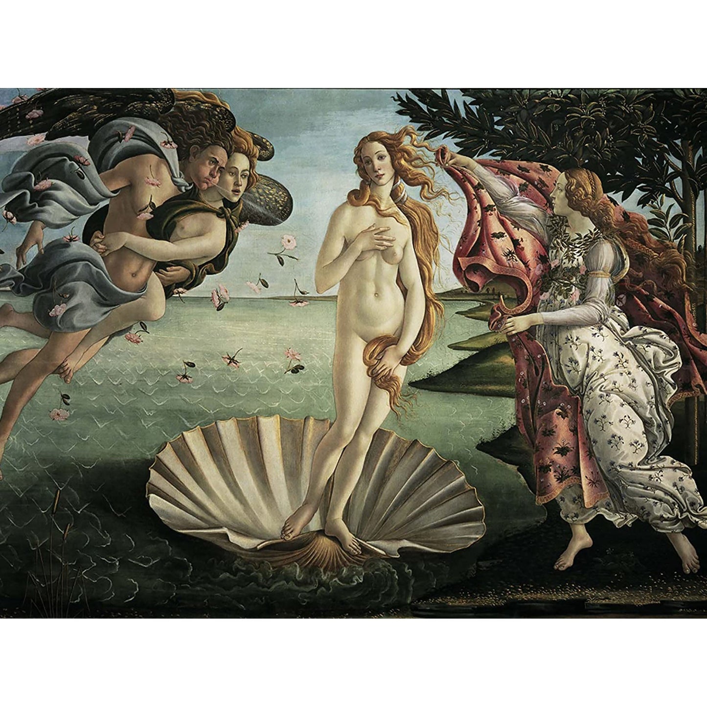 PUZZLE SANDRO BOTTICELLI: NASTEREA LUI VENUS, 1000 PIESE - RAVENSBURGER (RVSPA15769)