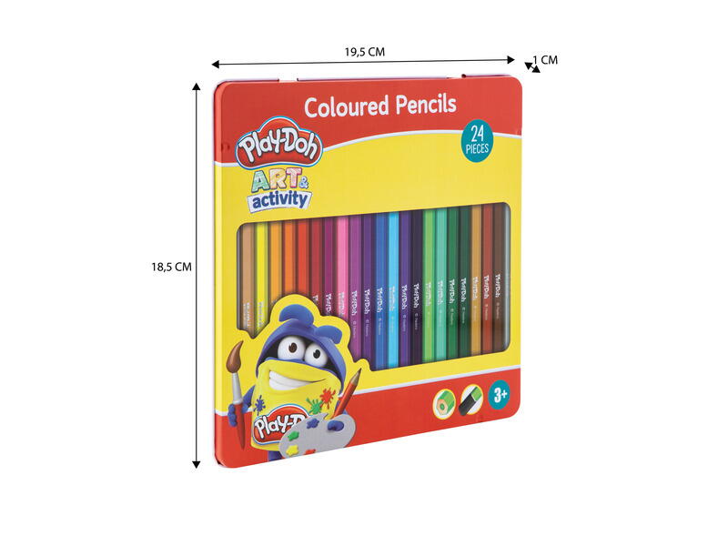 SET 24 CREIOANE COLORATE IN CUTIE METALICA - PLAY-DOH (160003)