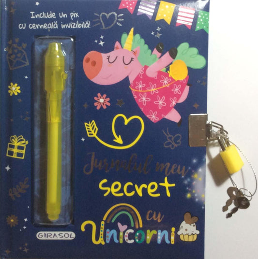 JURNALUL MEU SECRET CU UNICORNI - GIRASOL (978-606-525-879-2)