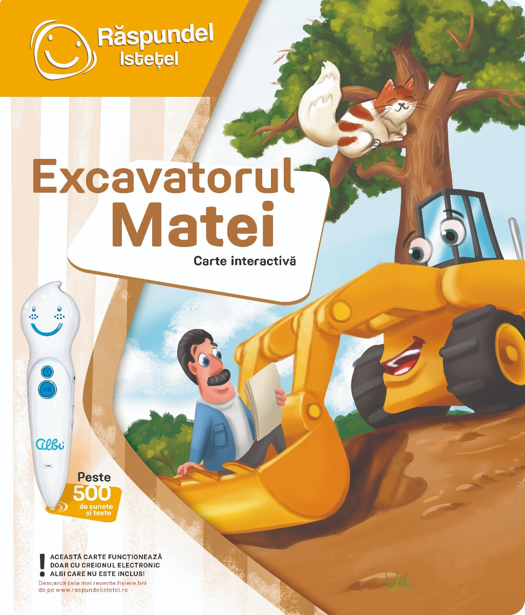 RASPUNDEL ISTETEL, CARTE EXCAVATORUL MATEI - ALBI (87508)