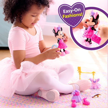 DISNEY MINNIE MICKEY - PAPUSA CU ACCESORII, BALLERINA - DISNEY (88198)