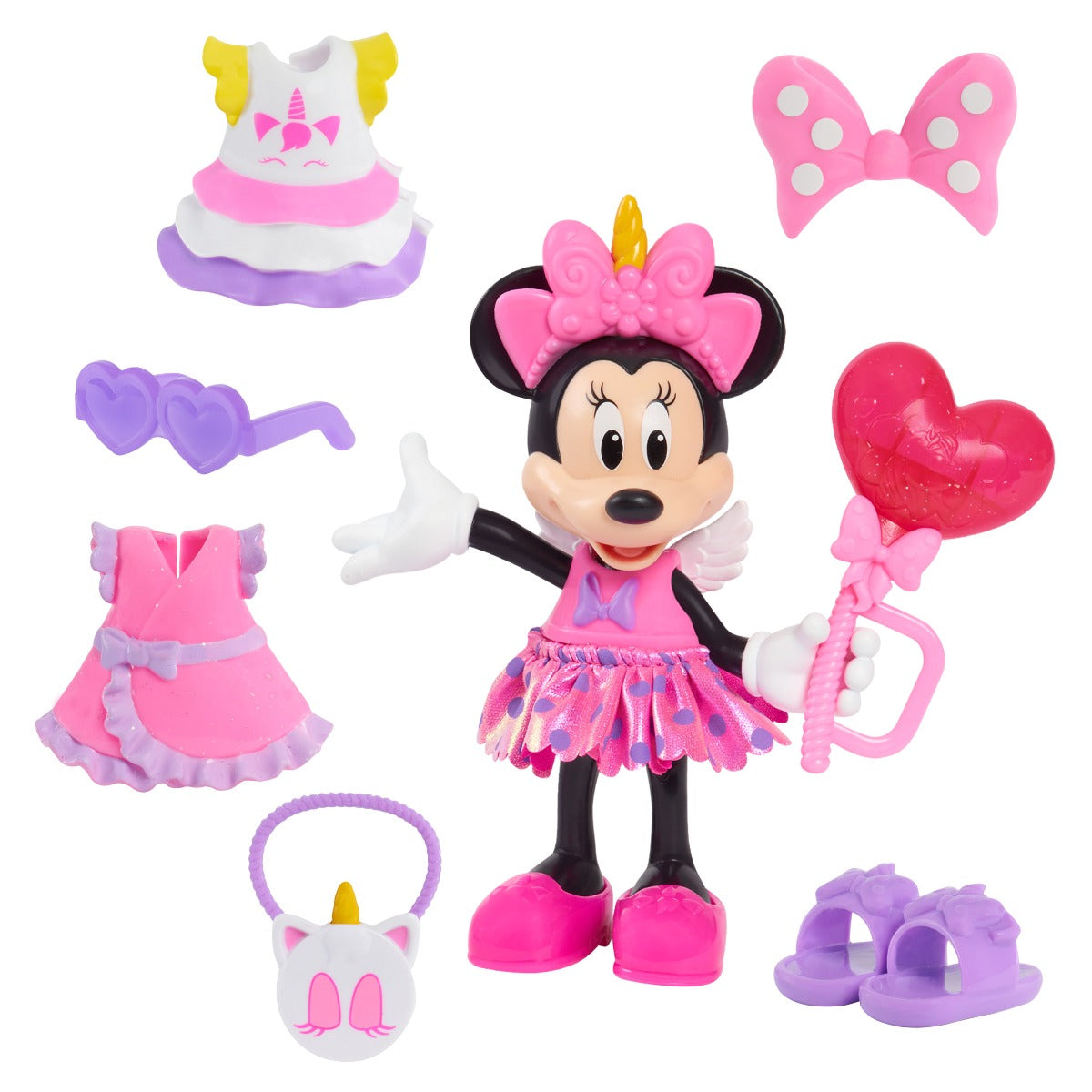 DISNEY MINNIE MICKEY - PAPUSA CU ACCESORII, UNICORN - DISNEY (89942)