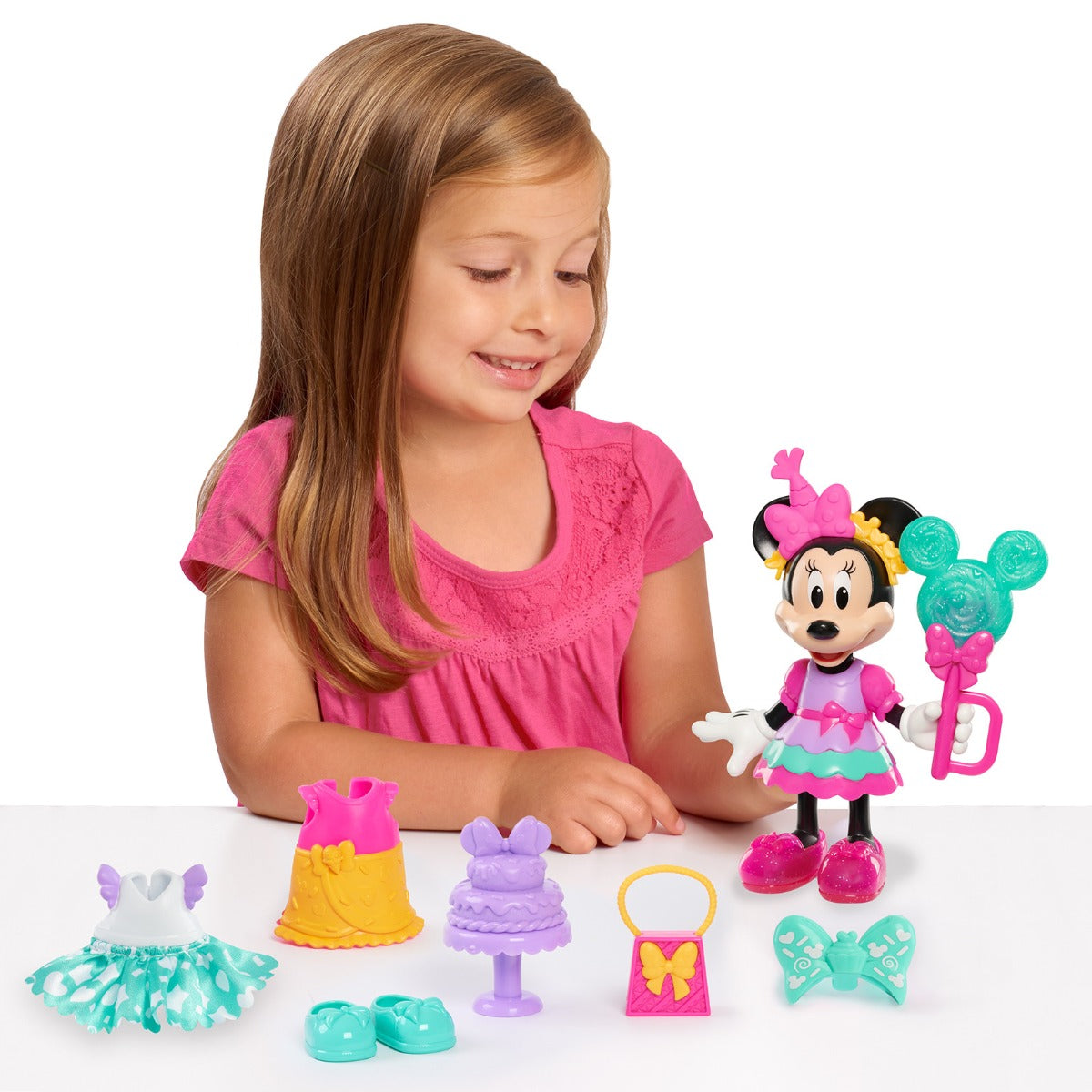 DISNEY MINNIE MICKEY - PAPUSA CU ACCESORII, SWEET PARTY - DISNEY (89992)