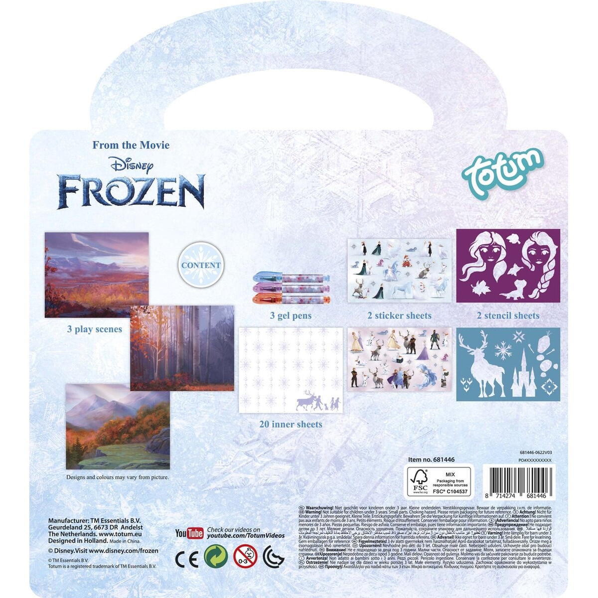 CARTE DE ACTIVITATI & PIXURI - FROZEN - TOTUM (TT681446)