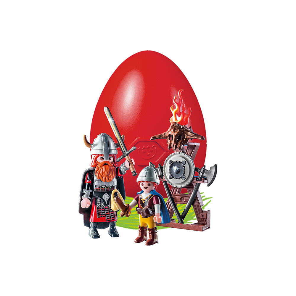 PUSCULITA OU VIKINGI CU SCUT - PLAYMOBIL SURPRISE EGGS (PM9209)