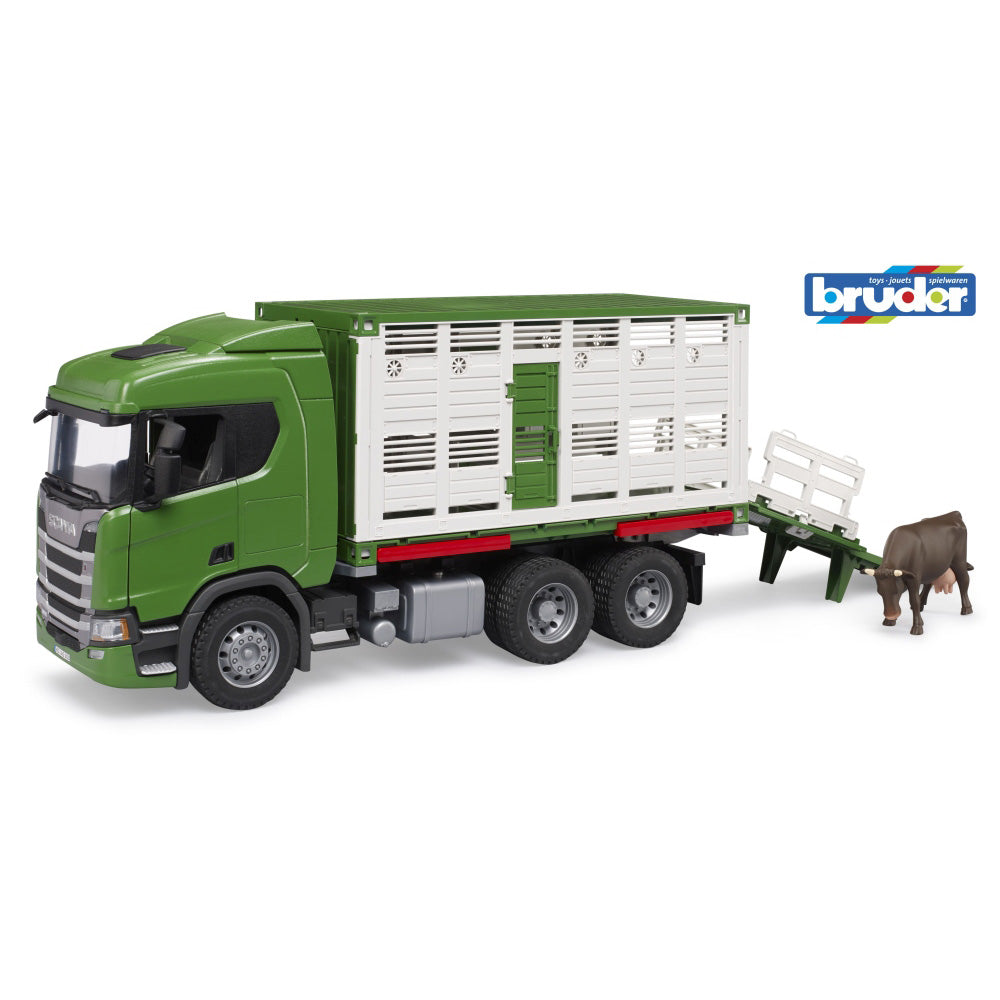 CAMION TRANSPORT BOVINE SCANIA SUPER 560R - BRUDER (BR03548)