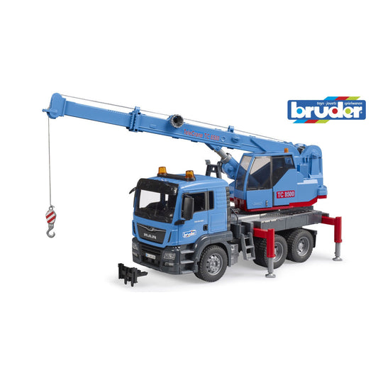 CAMION MAN TGS CU MACARA - BRUDER (BR03771)