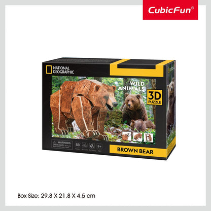 CUBIC FUN - PUZZLE 3D URS MARO 88 PIESE - CUBIC FUN (CUDS1096h)