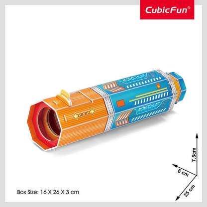 CUBIC FUN - PUZZLE 3D MONOCULAR 14 PIESE - CUBIC FUN (CUDS1122h)