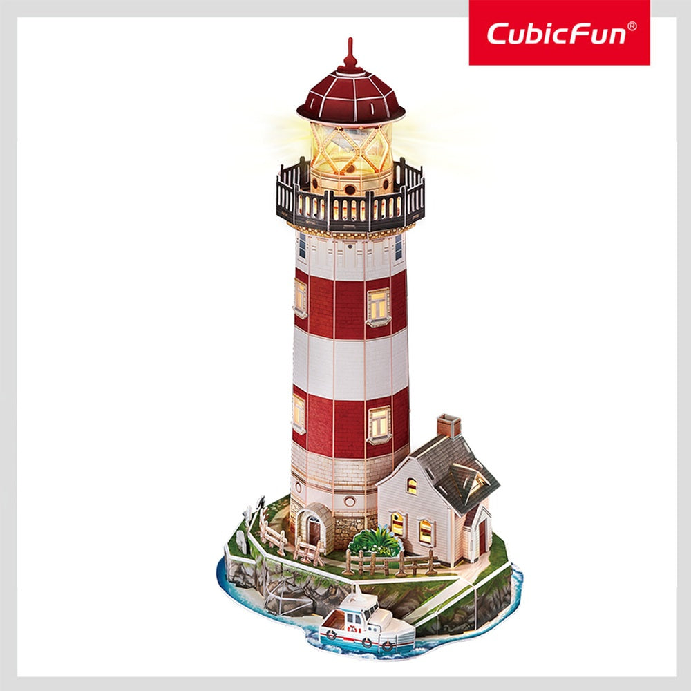 CUBIC FUN - PUZZLE 3D LED FAR 72 PIESE - CUBIC FUN (CUL540h)