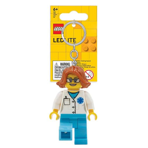 BRELOC ICONIC CU LED - FEMEIE DOCTOR - LEGO (LGL-KE185H)