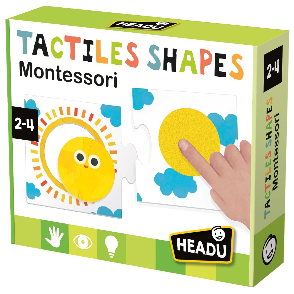 MONTESSORI FORME TACTILE - HEADU (HE57878)