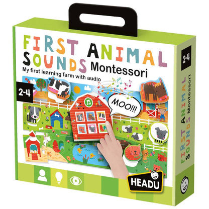 MONTESSORI LET'S LISTEN TO ANIMAL SOUNDS - HEADU (HE57885)