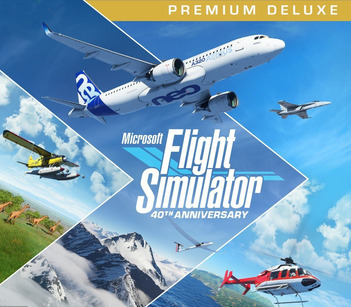 MICROSOFT FLIGHT SIMULATOR (PREMIUM DELUXE 40TH ANNIVERSARY EDITION) - PC - WINDOWS STORE - MULTILANGUAGE - WORLDWIDE