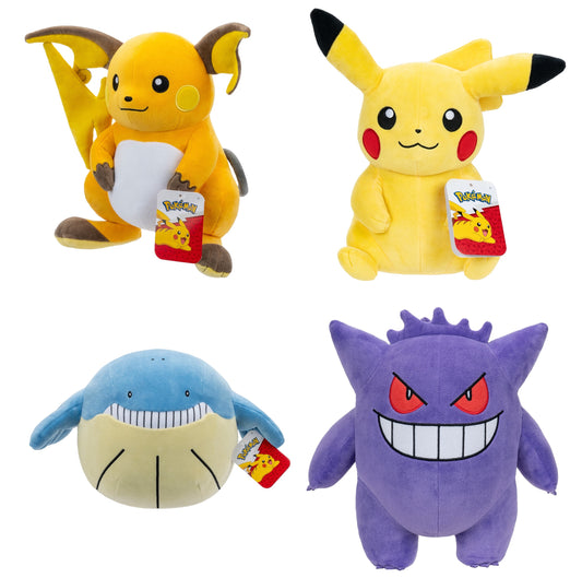 POKEMON - JUCARIE DE PLUS 30 CM - 4 MODELE (PKW3724)