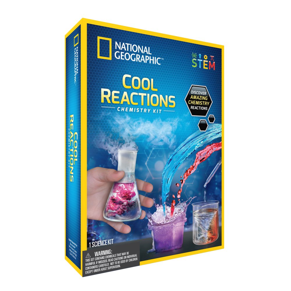 NATIONAL GEOGRAPHIC - KIT CREATIV REACTII CHIMICE FASCINANTE - NATIONAL GEOGRAPHIC (NG22572)