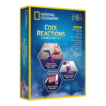 NATIONAL GEOGRAPHIC - KIT CREATIV REACTII CHIMICE FASCINANTE - NATIONAL GEOGRAPHIC (NG22572)