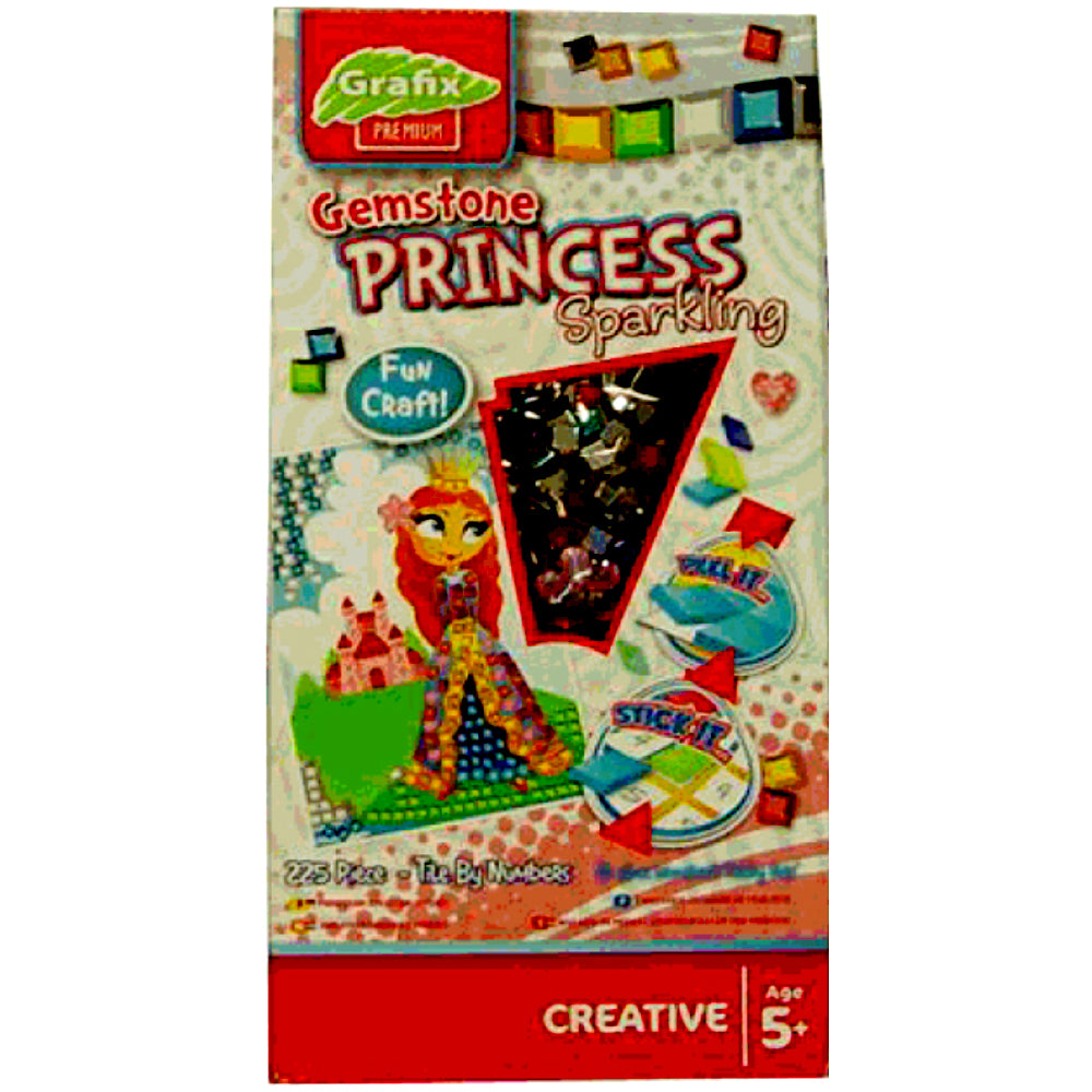 SET CREATIE MOZAIC CU STRASURI-PRINTESA - GRAFIX (ST3X16-6129/P2-3)