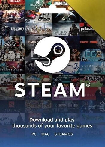 STEAM GIFT CARD 40 GBP - PC - STEAM - MULTILANGUAGE - WORLDWIDE - Libelula Vesela - Gift Cards