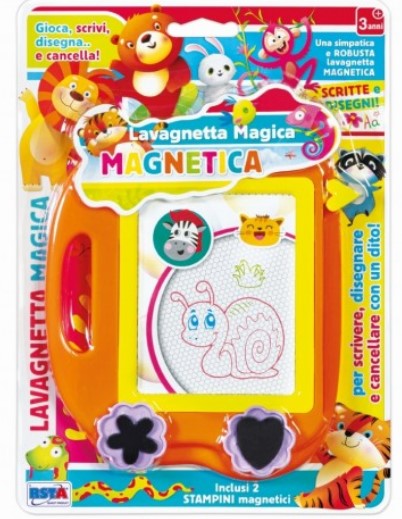 TABLITA MAGNETICA, CU DOUA STAMPILE INCLUSE, PENTRU COPII - RS TOYS (RS11782)