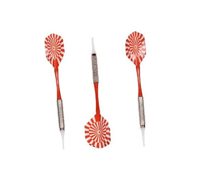 MINI TINTA DE DARTS ELECTRONICA, CU 4 SAGETI INCLUSE, VARF DE PLASTIC, FUNCTIONARE CU BATERII, SCOR ELECTRONIC PENTRU 18 MINI-JOCURI - VAN DER MEULEN (VDM2005909)