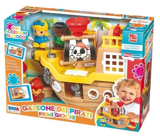 JUCARIE INTERACTIVA CORABIA PIRATILOR CU 3 FIGURINE SI ACCESORII INCLUSE - RS TOYS (RS11973)