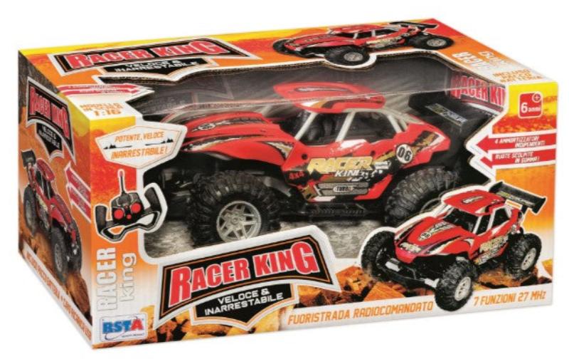 MASINUTA DE TEREN CU TELECOMANDA BUGGY KING CU INCARCARE USB, 7 FUNCTII, SCARA 1:16 - RS TOYS (RS11658)