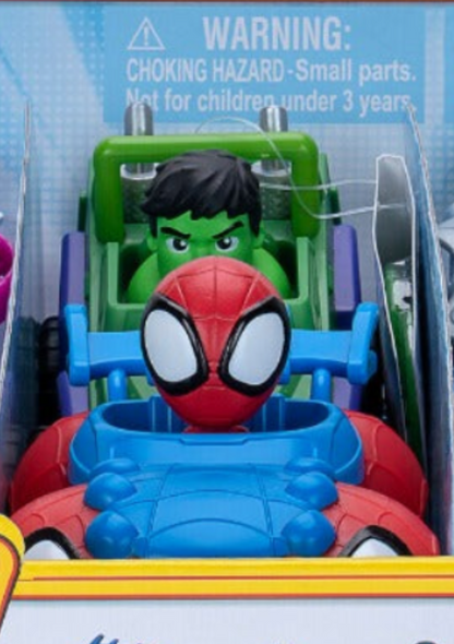 THE MARVEL SPIDERMAN - VEHICLE WITH DISC LAUNCHER, FIGURE INCLUDED, VARIOUS MODELS - LISCIANI (SNF0007)