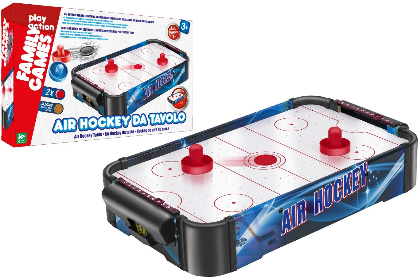 JOC ELECTRONIC DE SOCIETATE, AIR HOCKEY DE MASA - GLOBO (GL42455)