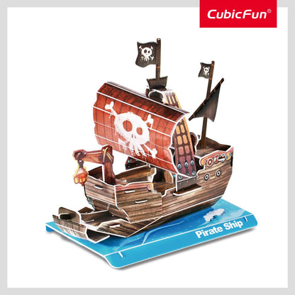 CUBIC FUN - PUZZLE 3D NAVA PIRATI 22 PIESE - CUBIC FUN (CUW3121h)