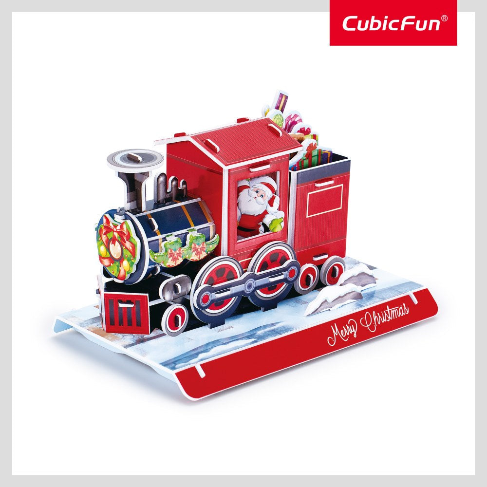 CUBIC FUN - PUZZLE 3D TREN DE CRACIUN 46 PIESE - CUBIC FUN (CUW3155h)