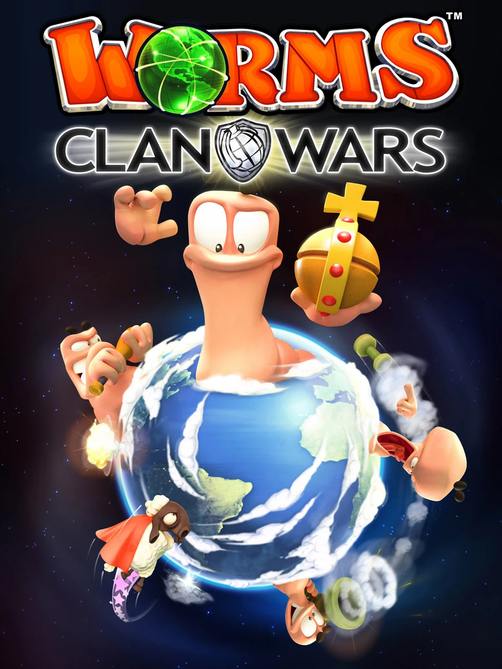 WORMS CLAN WARS 4-PACK - STEAM - MULTILANGUAGE - WORLDWIDE - PC - Libelula Vesela - Jocuri video